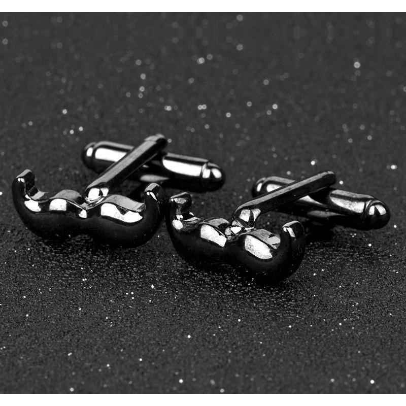 Black Moustache Cufflinks