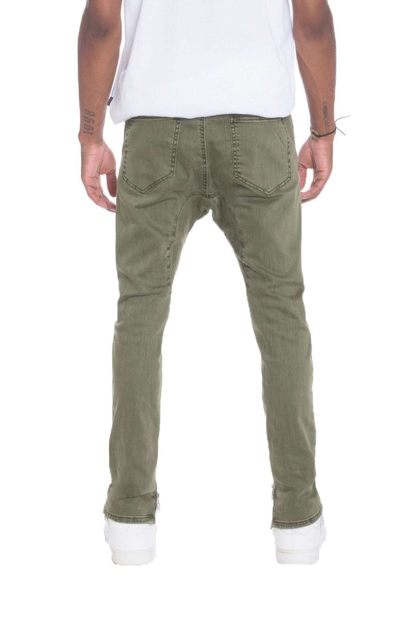 Distressed Denim Checkered Tape - Pikemla