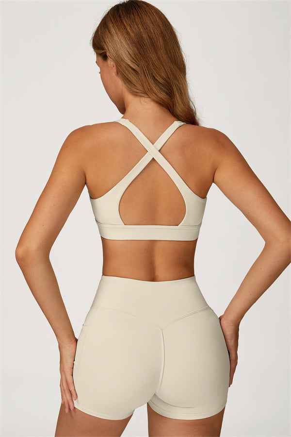 The Glacier Sports Bra Shorts 2-Piece Set
