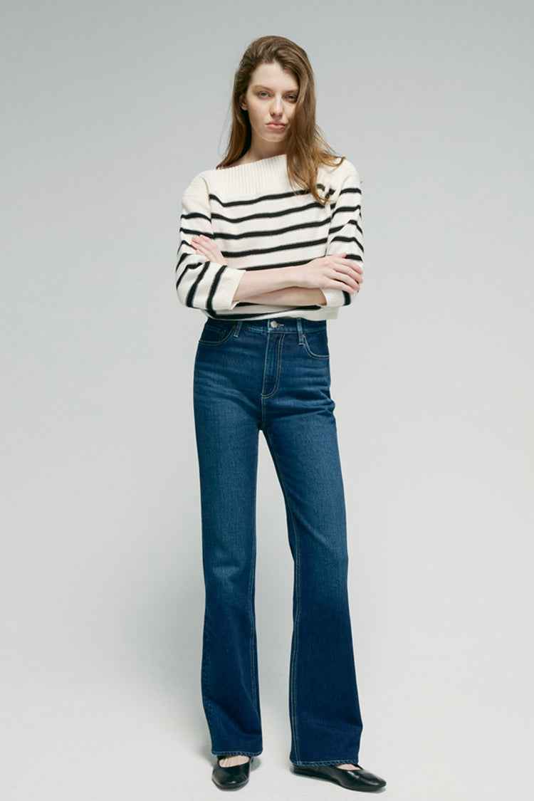 Barbara High Rise Bootcut Jeans HJ004