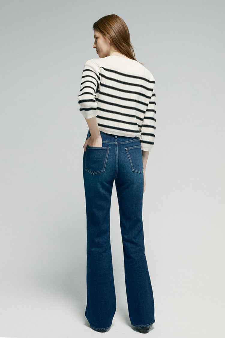 Barbara High Rise Bootcut Jeans HJ004