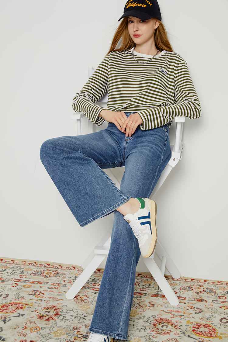Angeles High Rise Baggy Jeans HJ103