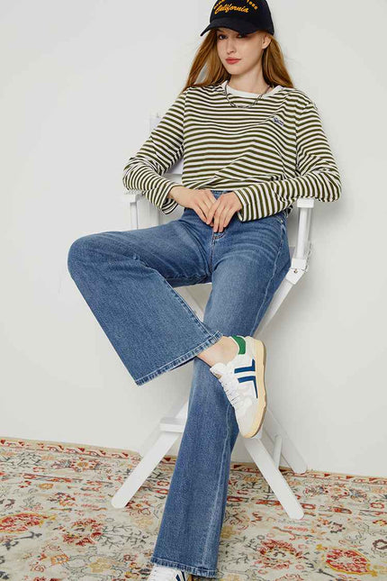 Angeles High Rise Baggy Jeans HJ103