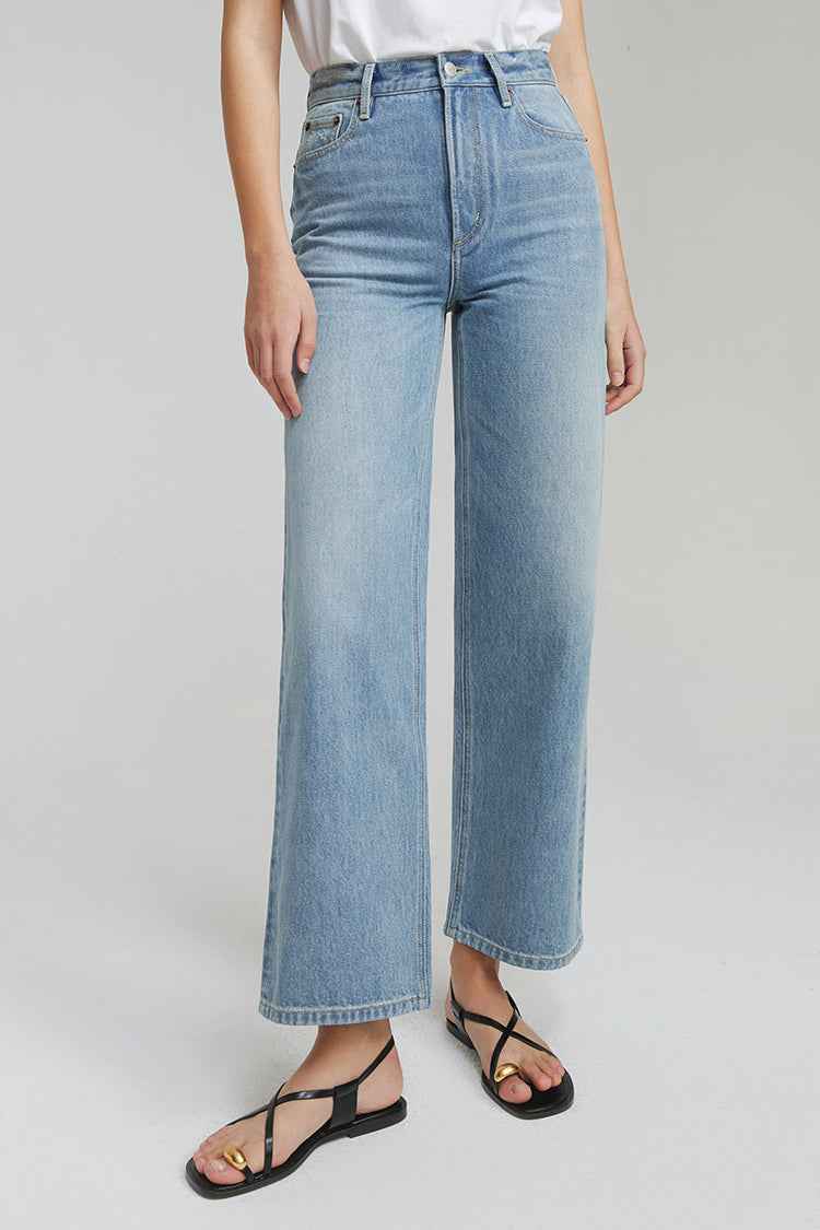 The Cityer Crop Wide Jeans HJ009