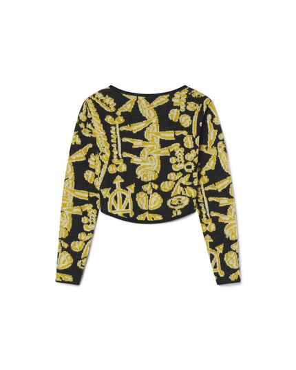 Empingated Knit Crop