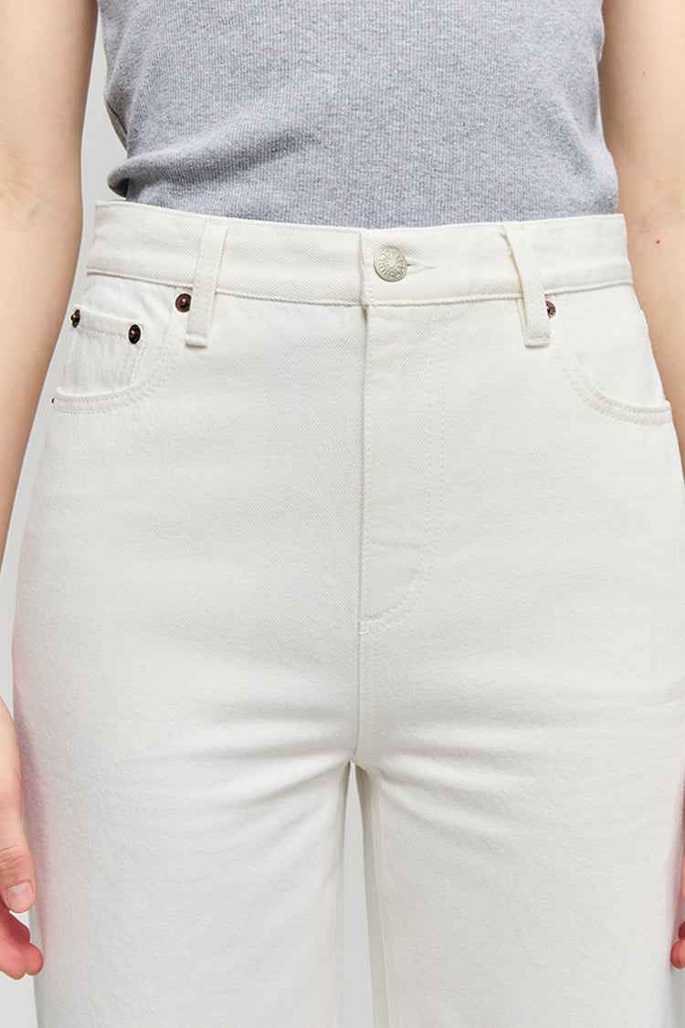 The Cityer Crop Wide Jeans HJ009