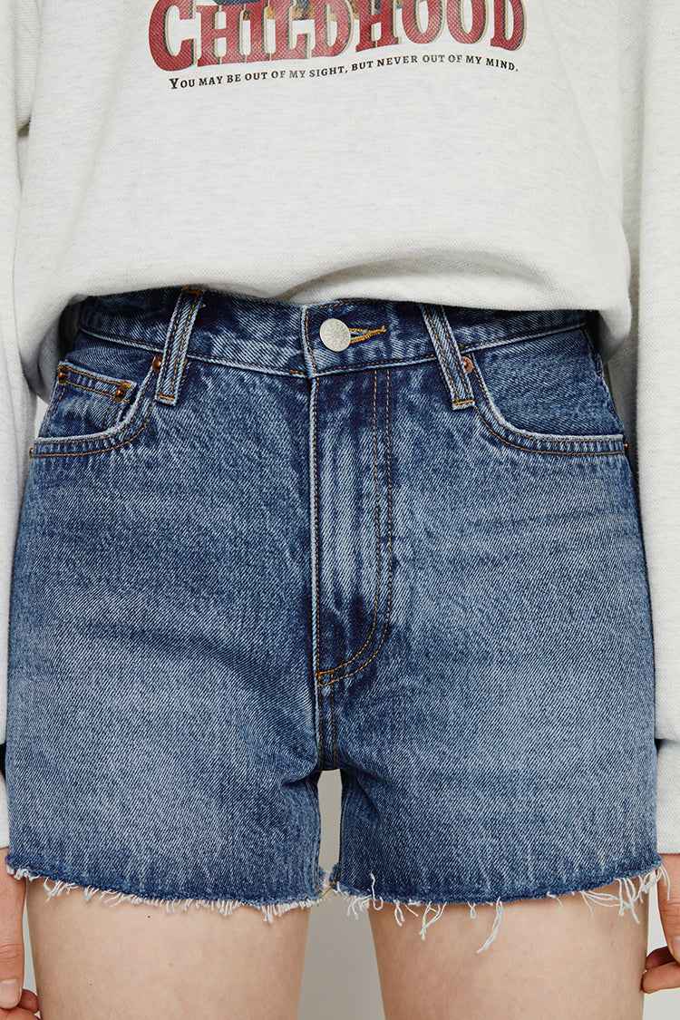 High Rise Denim Shorts HJ167 [FINAL SALE]