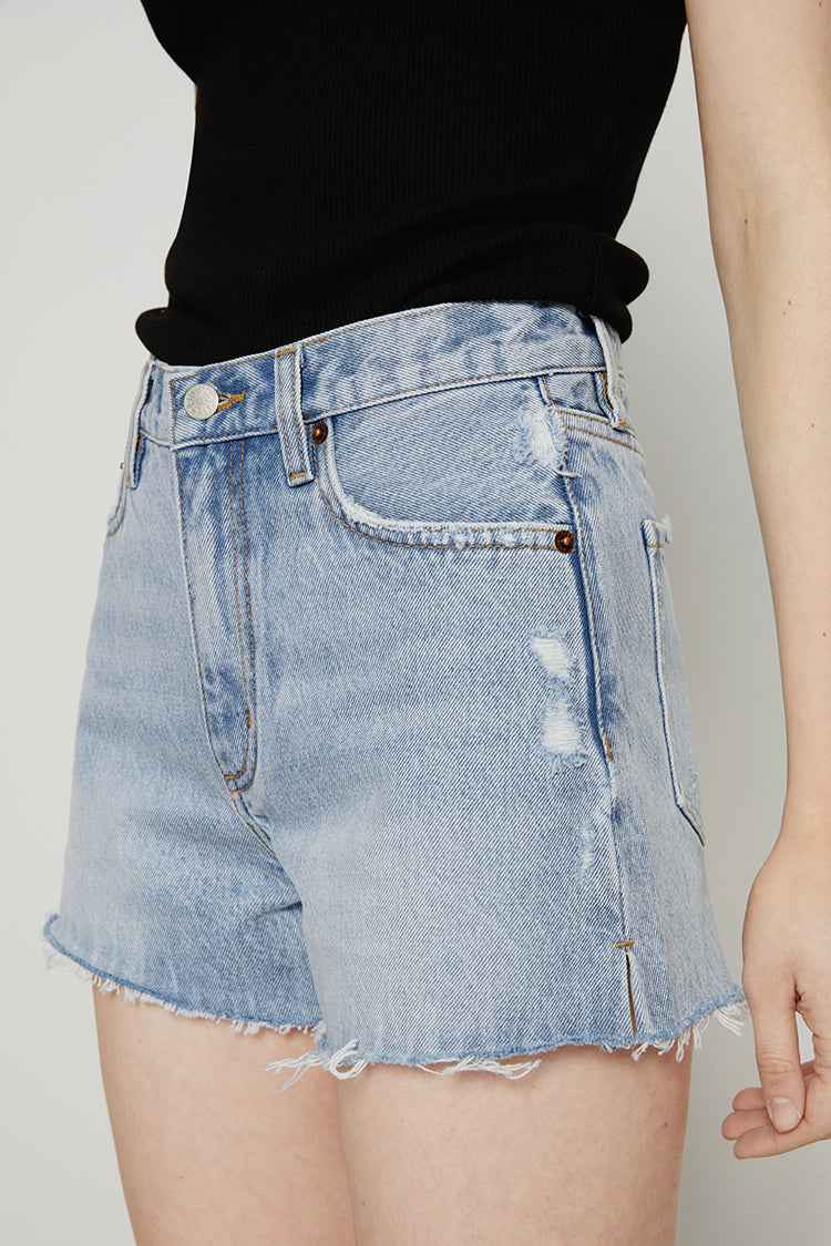 High Rise Denim Shorts HJ167 [FINAL SALE]