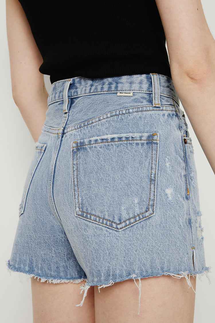 High Rise Denim Shorts HJ167 [FINAL SALE]