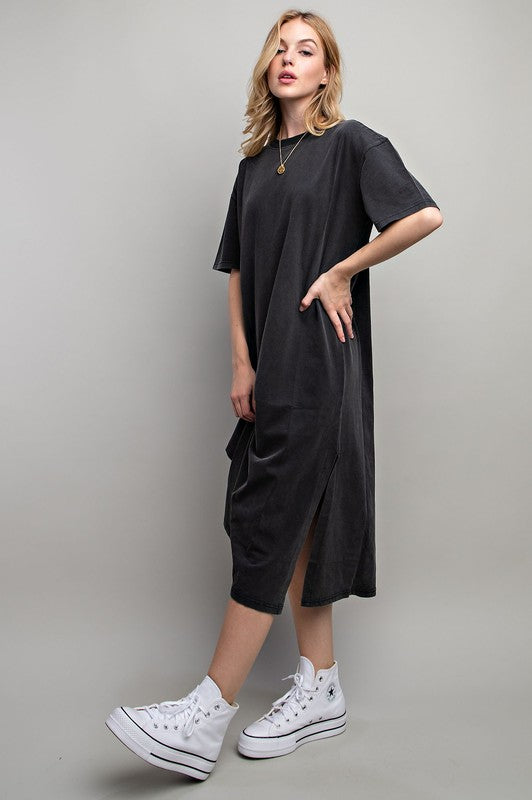 Loose Fit T-Shirt Dress - Pikemla