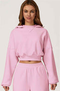 The Axis Crop Hoodie