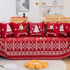 Festive Red Christmas Sofa Cover | Slipcovers for Couches (1-4 Seats)