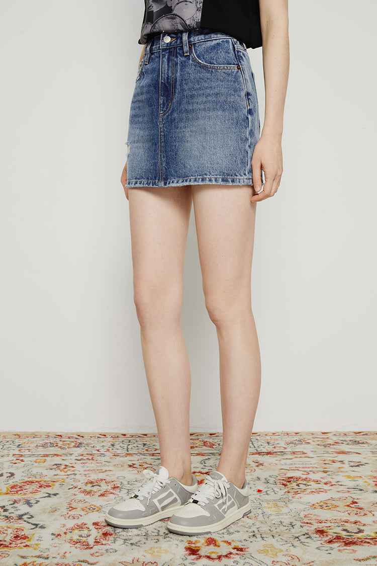 80'S Vintage Mini Skirt HJ168