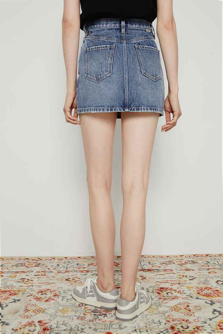 80'S Vintage Mini Skirt HJ168