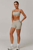 The Halo Sports Bra Shorts 2-Piece Set