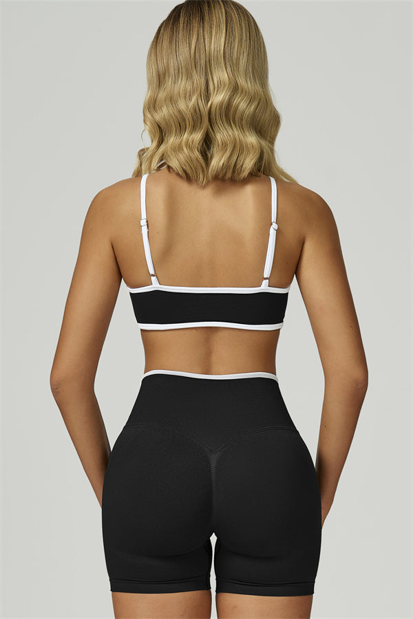 The Prime Line Sports Bra Shorts 2-Piece Set