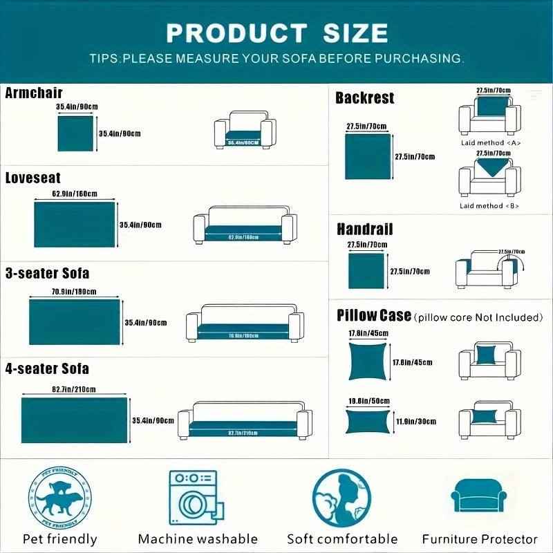 Molly Mutt Couch Cover - Soft, Cozy, and Non-Slip Plush Sofa Protector