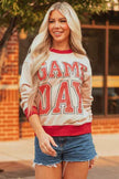 GAME DAY Varsity Stripe Crewneck Sweatshirt