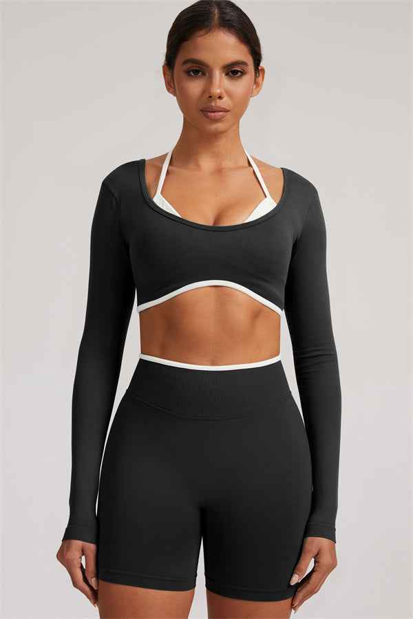 The Elevate New Long Sleeve Crop top