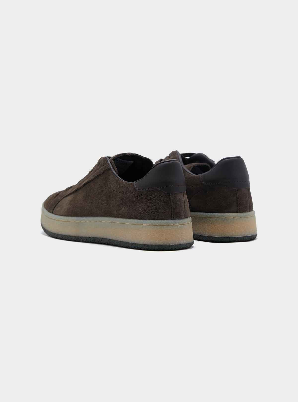 Sneakers in pelle scamosciata