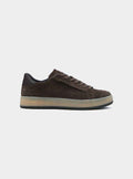 Sneakers in pelle scamosciata