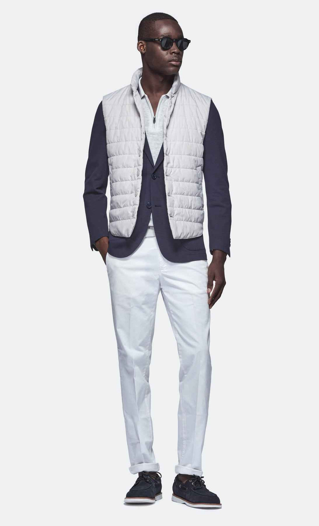 Gilet trapuntato in nylon
