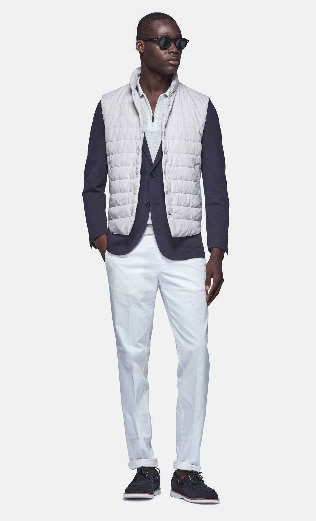 Gilet trapuntato in nylon