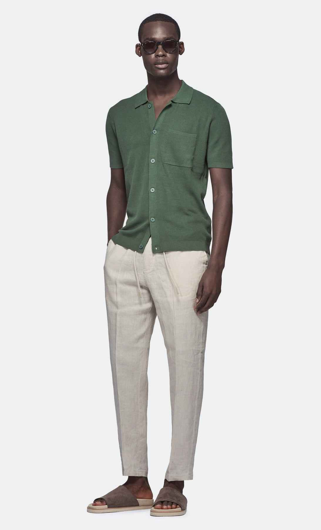 Polo camicia mezza manica 100% cotone