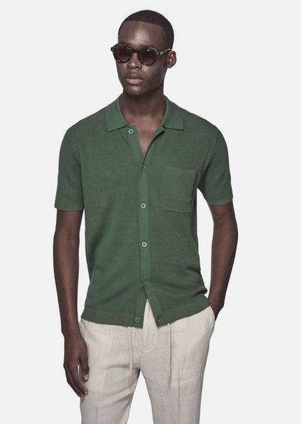 Polo camicia mezza manica 100% cotone