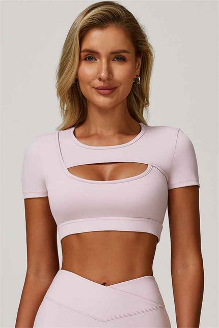 The Lavish Cut-out Crop Top