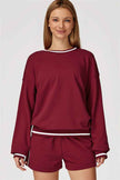 The Amara Sweatshirt Lounge Shorts 2-Piece Set