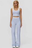 The Canyon Crop Tank Flared Leggings 2-Piece Set