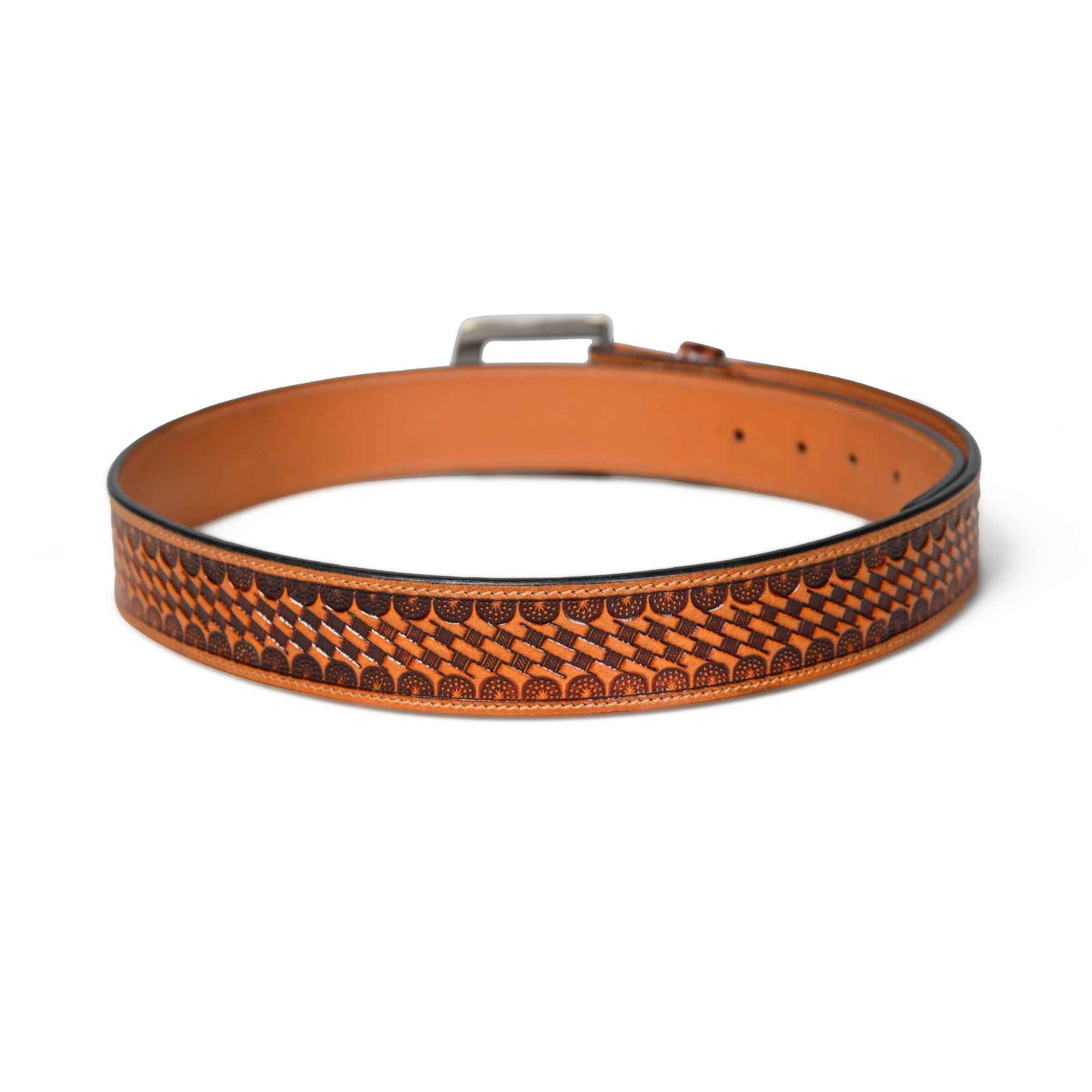 Modern Western Leather Belt