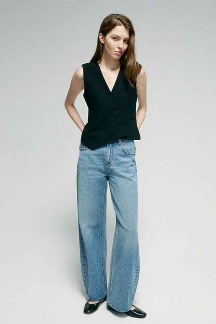 Slope Curve Jeans HJ039