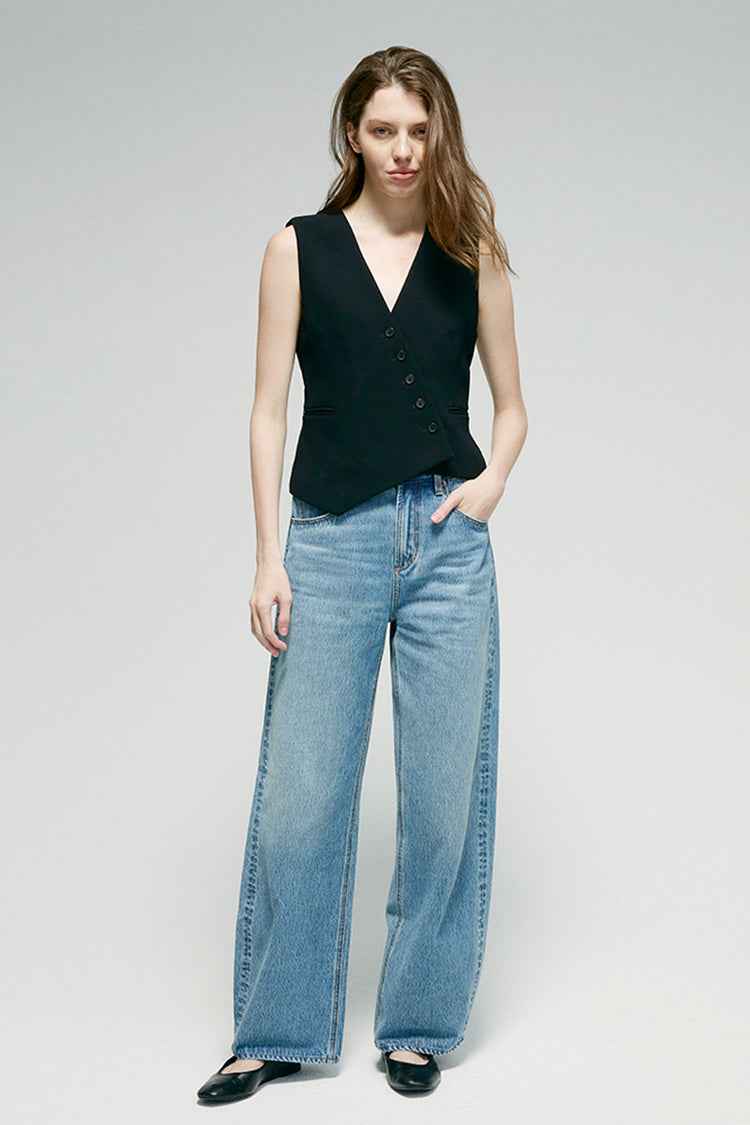Slope Curve Jeans HJ039