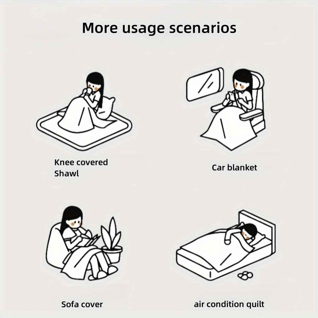 Soft & Cozy Chenille Reversible Sofa Cover - Black and White Couch