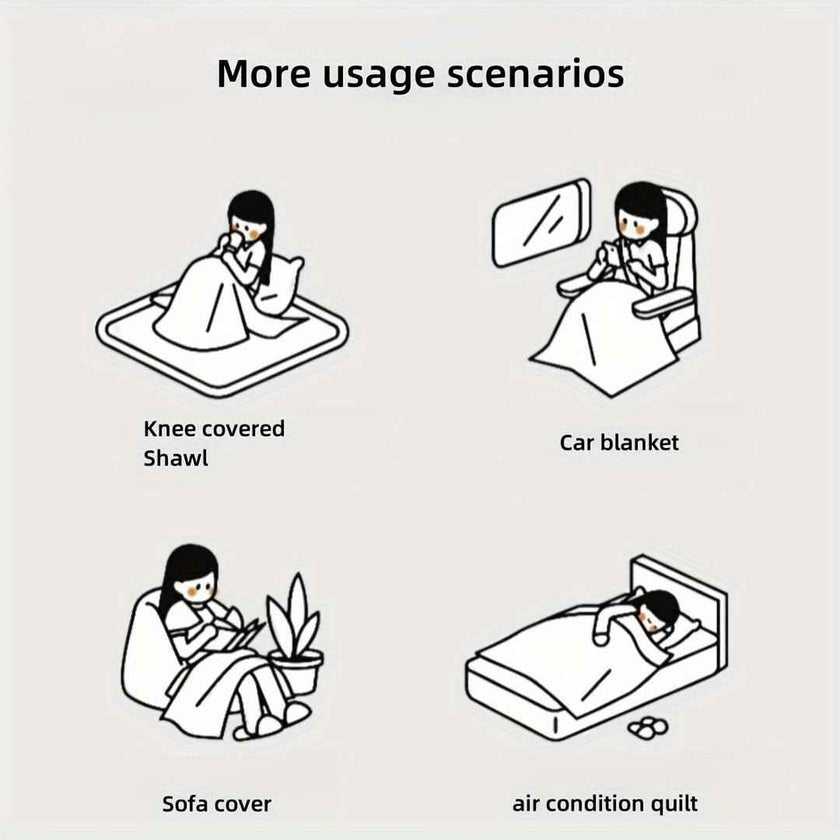 Soft & Cozy Chenille Reversible Sofa Cover - Black and White Couch