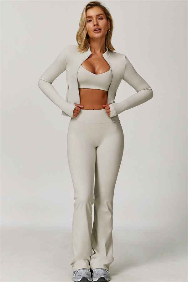 The Refresh Jacket Flared Leggings 2-Piece Set