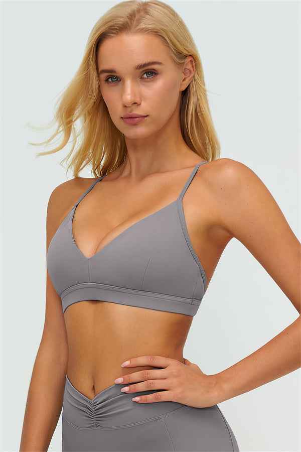 The Lushness Y-Back Sports Bra Shorts 2-Piece Set