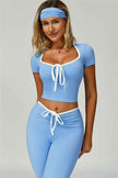 The Skyline Flared Tie Leggings