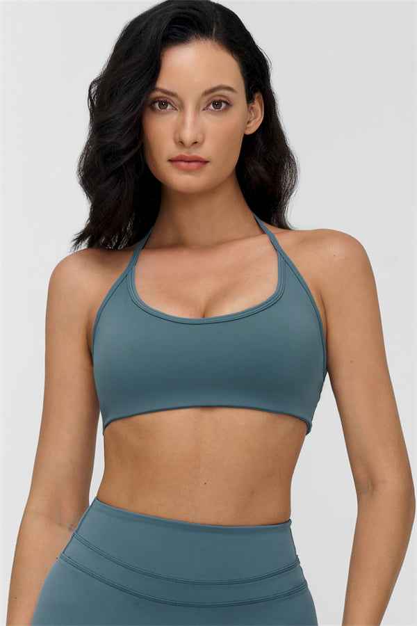 The Stride Halter Sports Bra