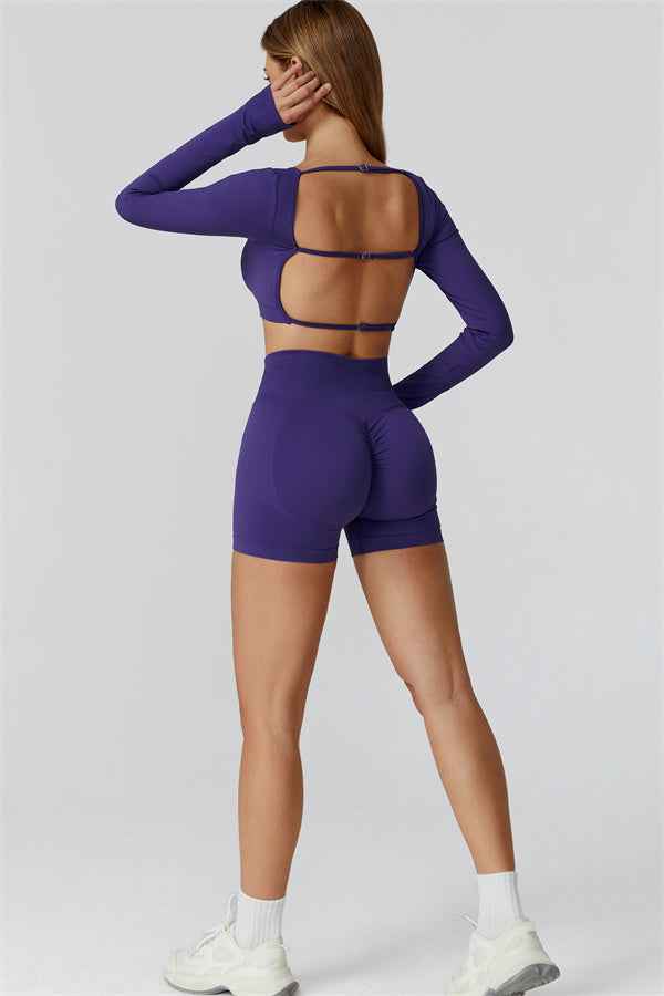 The Reign Long Sleeve Crop Top
