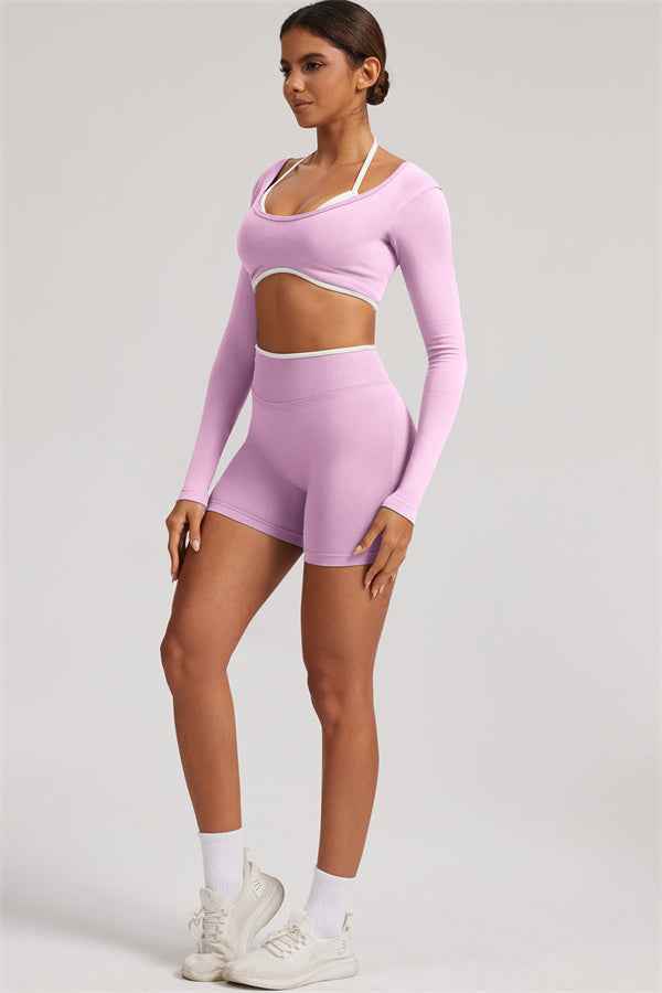 The Elevate New Long Sleeve Crop top
