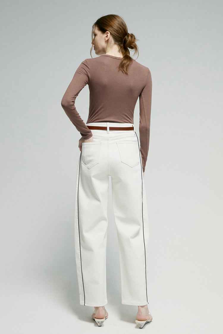 Crush Curve Ankle Jeans HJ052