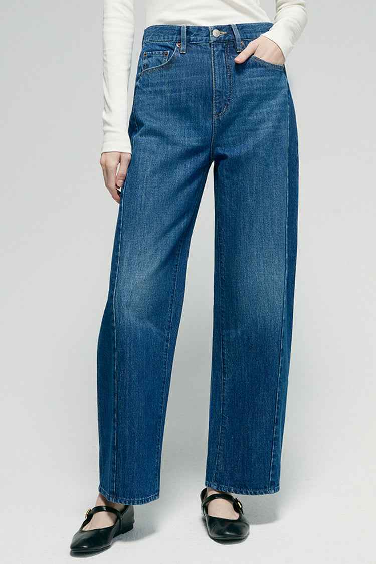 Crush Curve Ankle Jeans HJ052