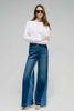 Shadow Split Wideleg Jeans HJ056