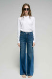 Shadow Split Wideleg Jeans HJ056