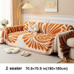 Versatile Chenille Sofa Cover - Pet-Friendly, Orange Dog Couch Cover