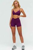 The Lushness Y-Back Sports Bra Shorts 2-Piece Set