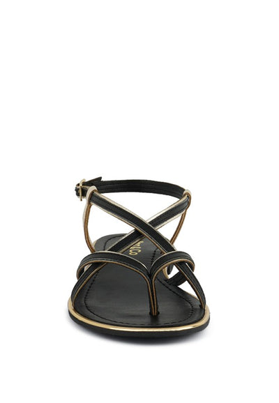 Pheboe Strappy Flat Sandals - Pikemla